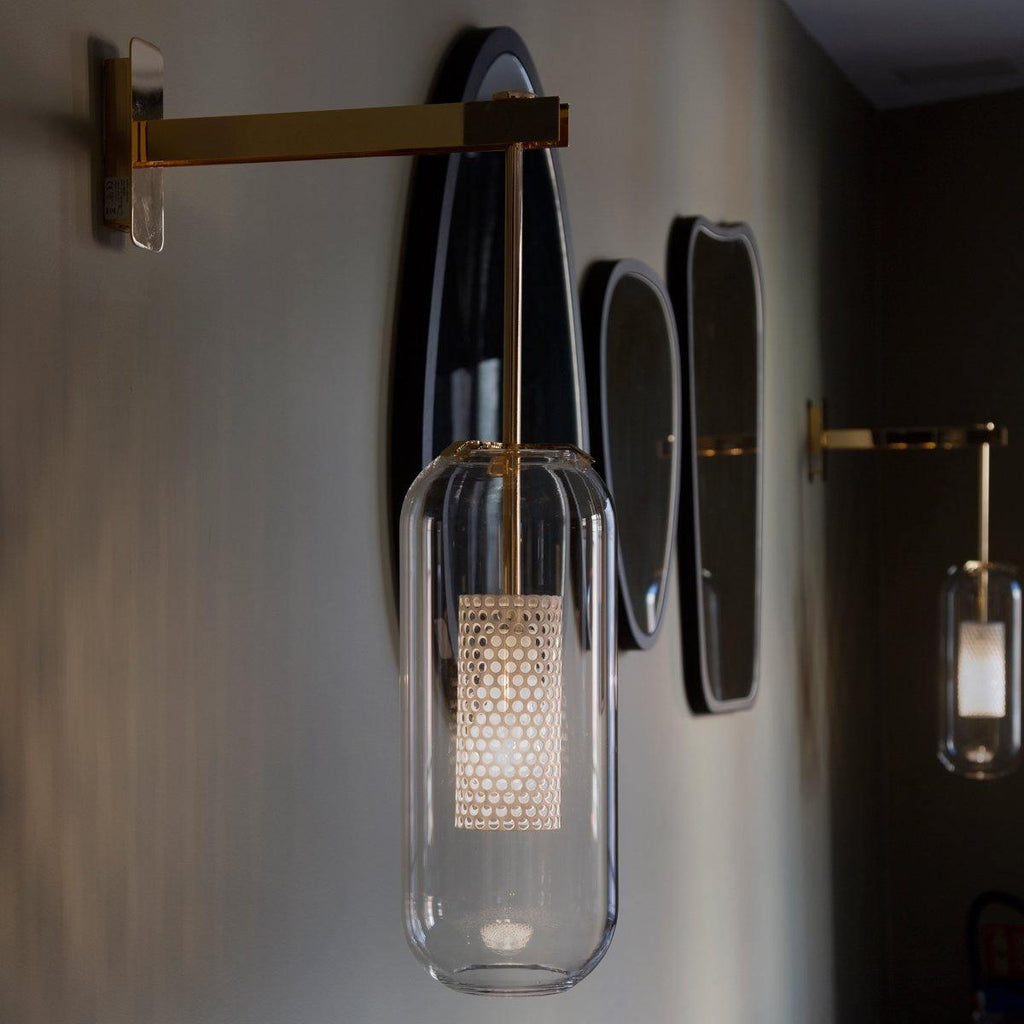 Jovara Glass Wall Light-Moonnatur