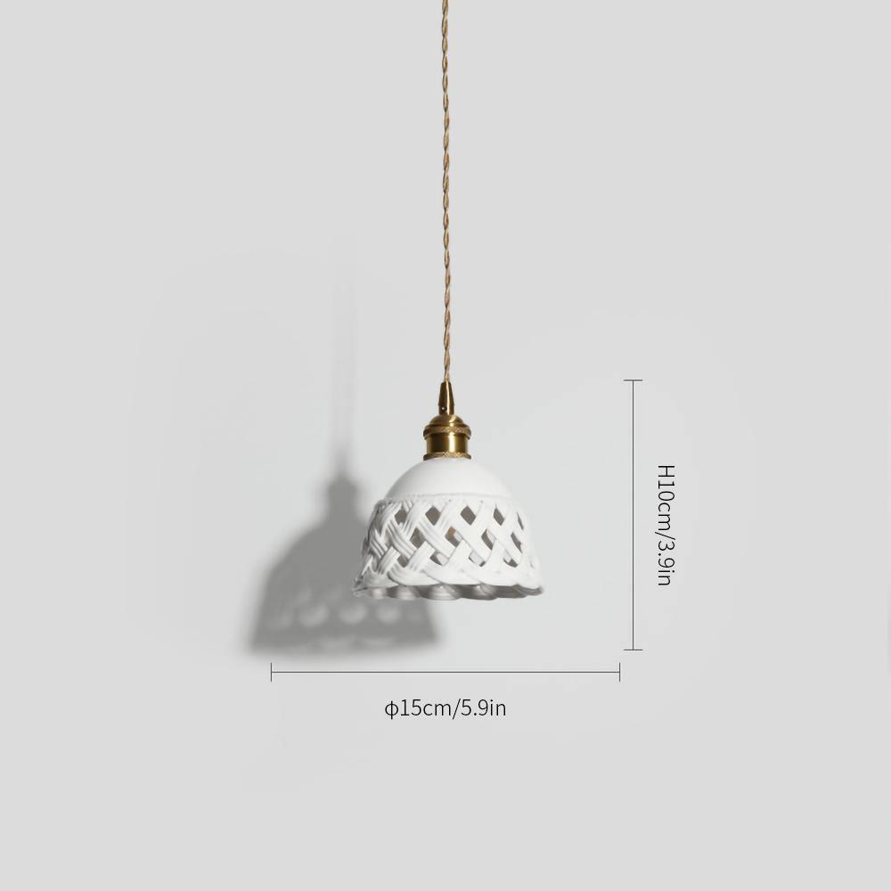 Rowenwyn Ceramic Pendant Light-Moonnatur