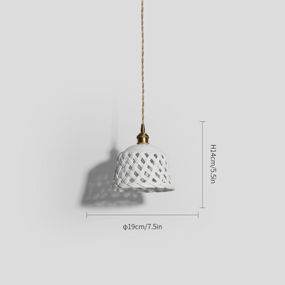 Rowenwyn Ceramic Pendant Light-Moonnatur