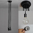 Haverlyn Metal Chandelier-Moonnatur