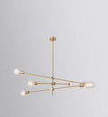 Ferrowlynne Glass Chandelier-Moonnatur