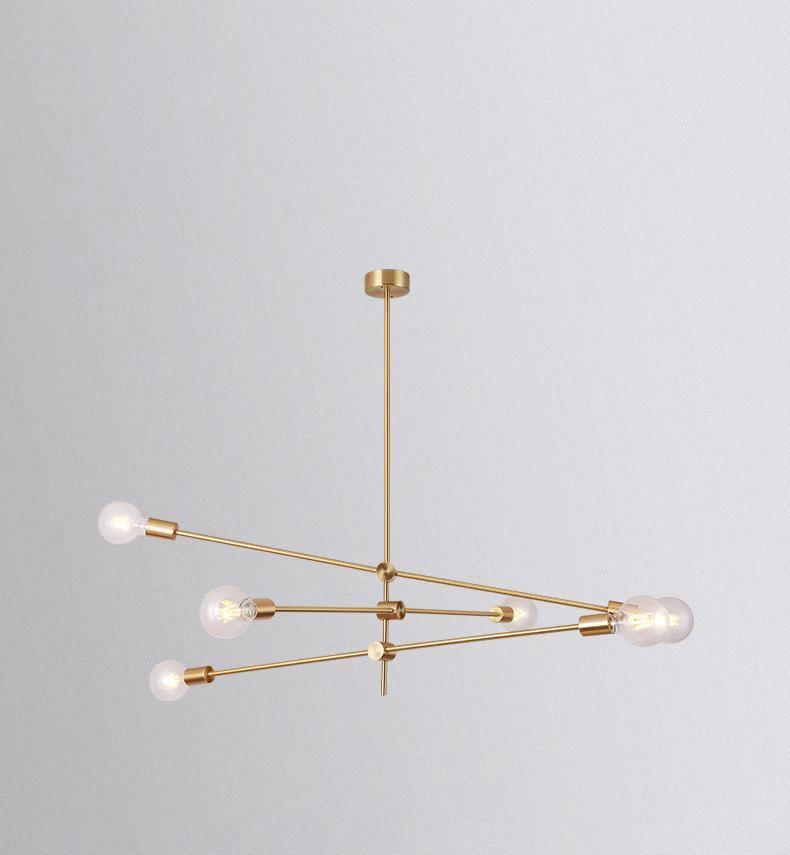 Ferrowlynne Glass Chandelier-Moonnatur