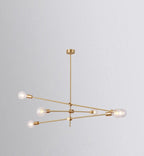 Ferrowlynne Glass Chandelier-Moonnatur