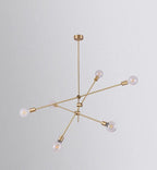 Ferrowlynne Glass Chandelier-Moonnatur