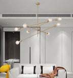 Ferrowlynne Glass Chandelier-Moonnatur