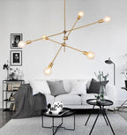 Ferrowlynne Glass Chandelier-Moonnatur
