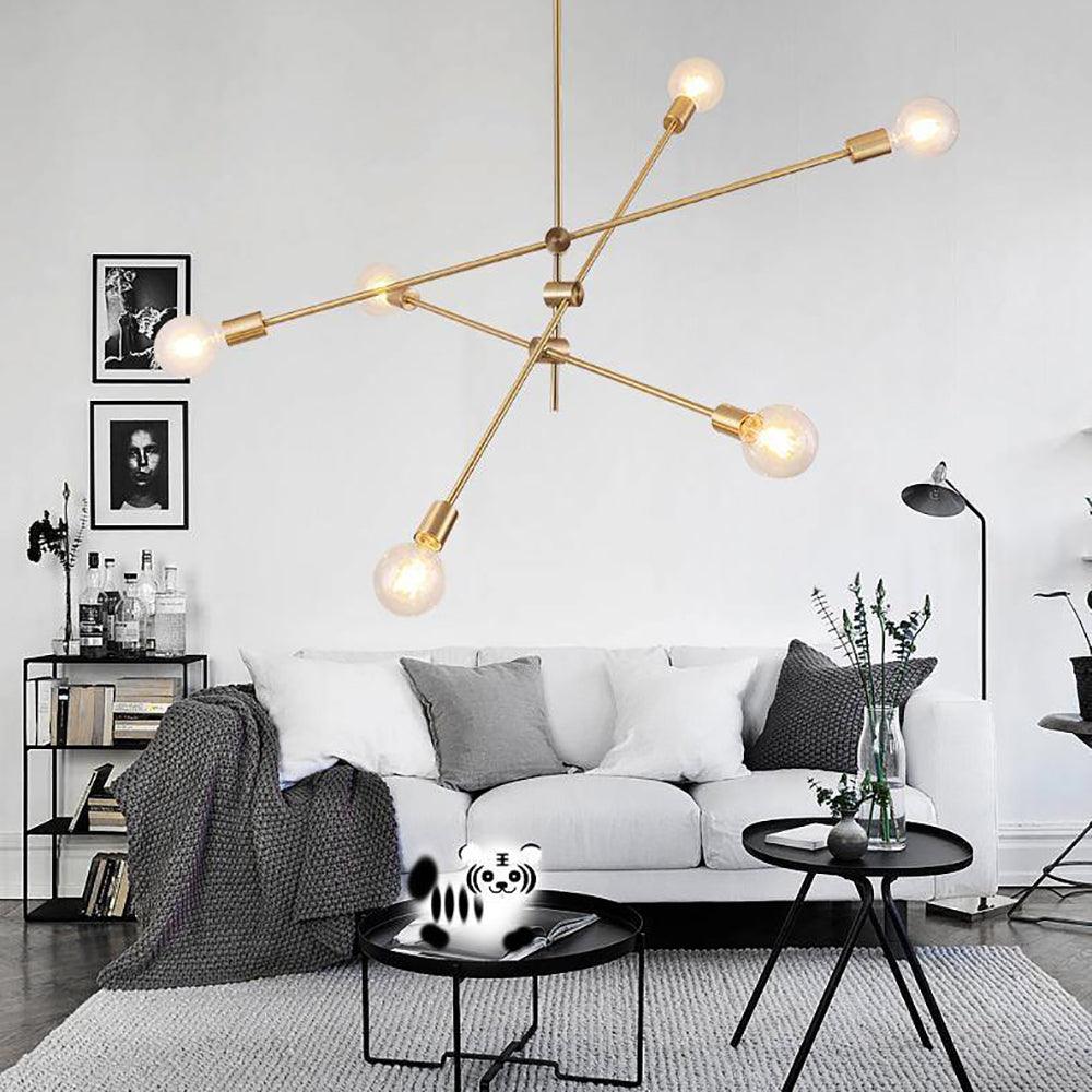 Ferrowlynne Glass Chandelier-Moonnatur