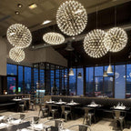 Celyneth Stainless Steel Pendant Light-Moonnatur