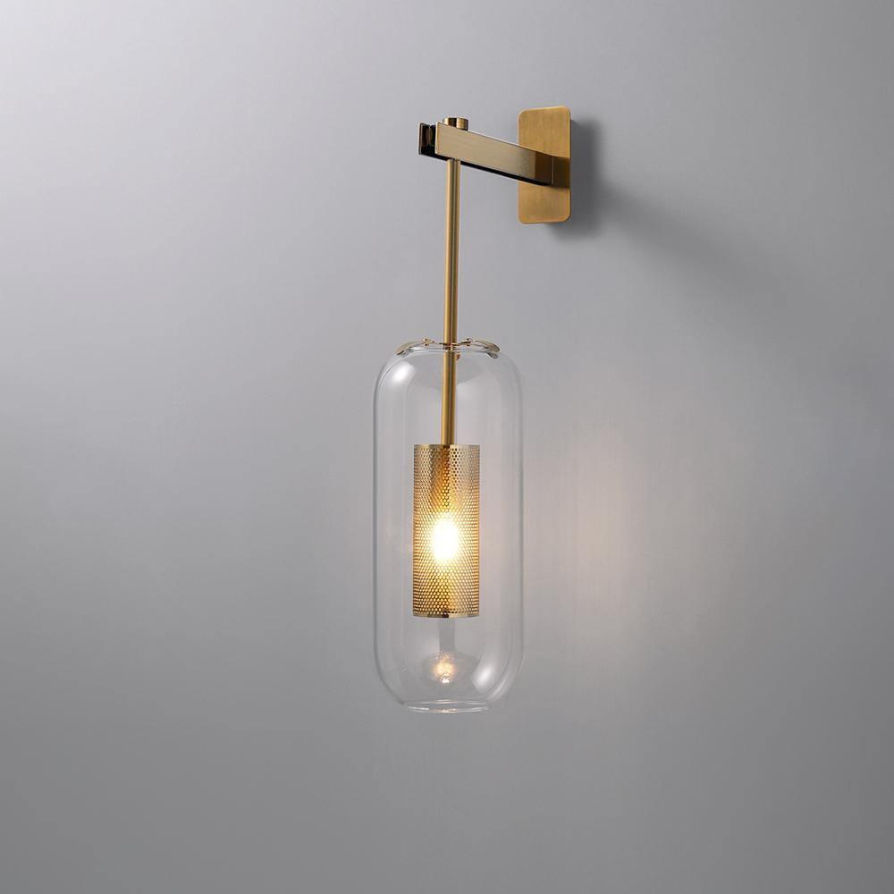 Jovara Glass Wall Light-Moonnatur