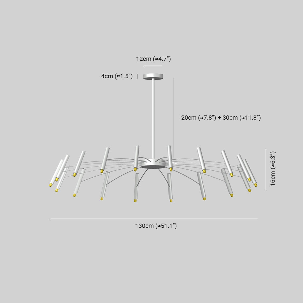 Penrelheath Metal Chandelier-Moonnatur