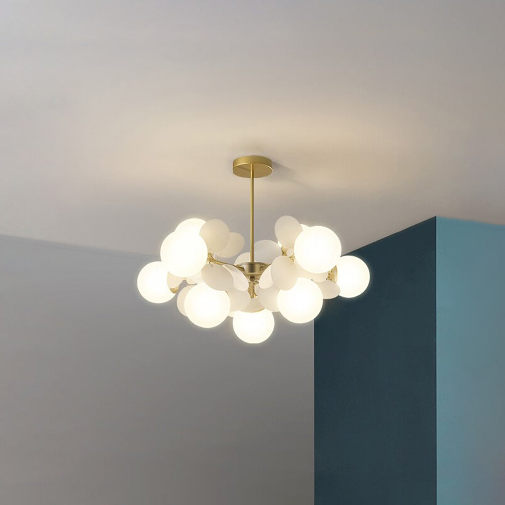 Faldenley Glass Chandelier-Moonnatur