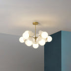 Faldenley Glass Chandelier-Moonnatur