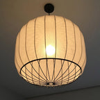 Torrenrose Fabric Pendant Light-Moonnatur