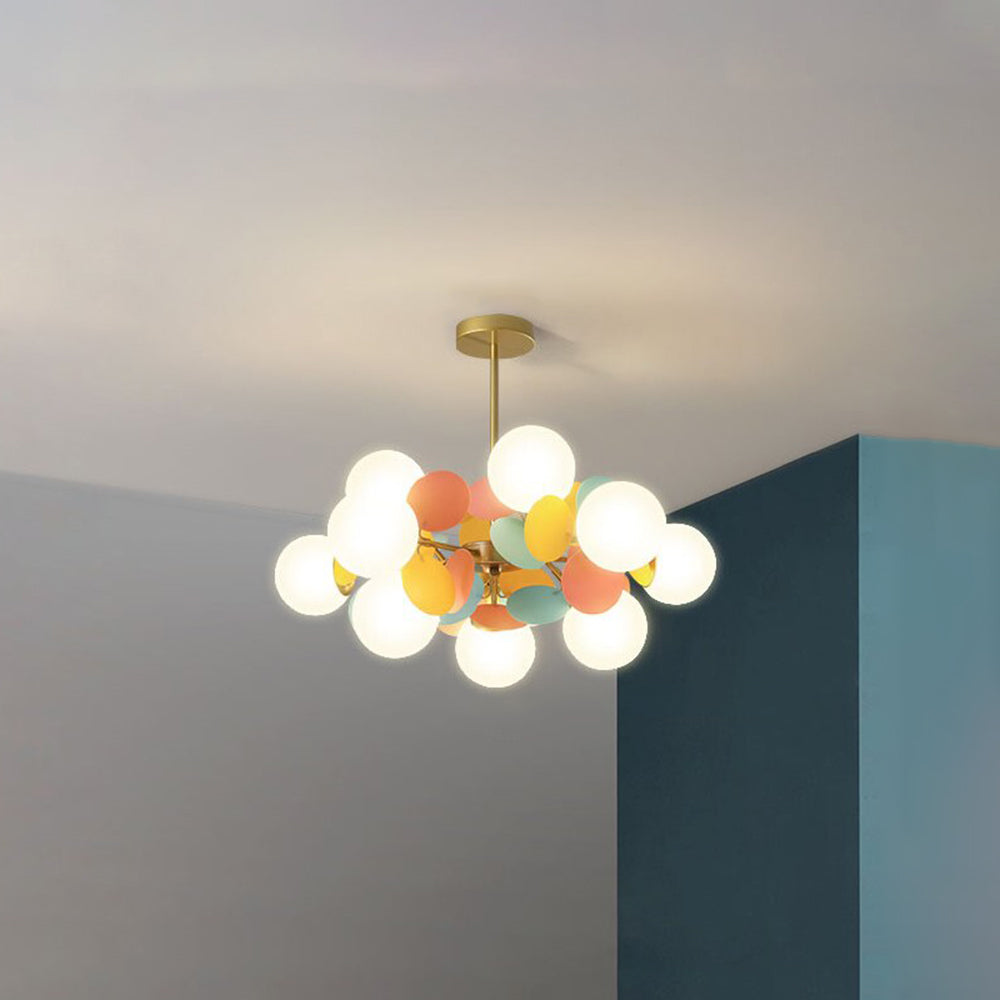 Faldenley Glass Chandelier-Moonnatur