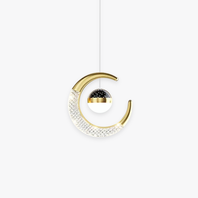 Dunselmoss Metal Pendant Light-Moonnatur