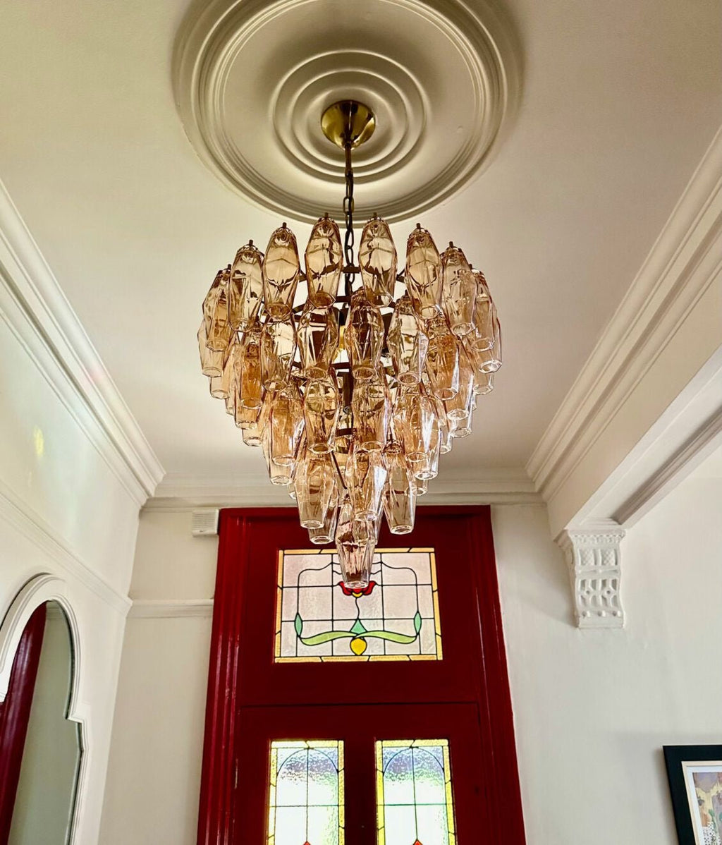 Oreneth Glass Chandelier-Moonnatur