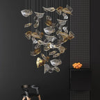 Helmira Glass Chandelier-Moonnatur