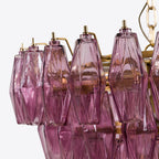 Oreneth Glass Chandelier-Moonnatur