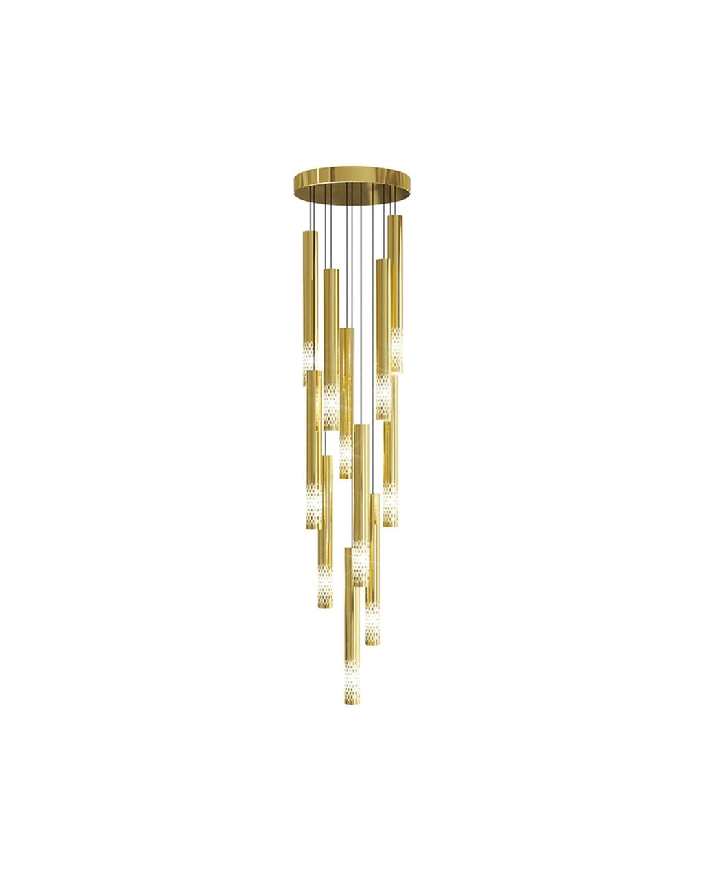 Farenelle Glass Chandelier-Moonnatur