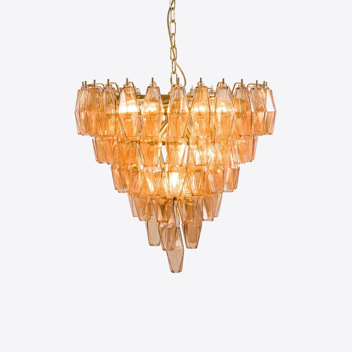 Oreneth Glass Chandelier-Moonnatur