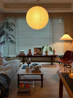 Dewavelle Paper Pendant Light-Moonnatur