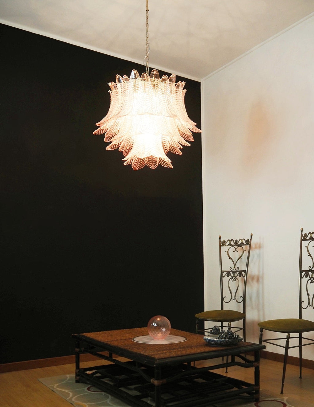 Selvenelis Glass Chandelier-Moonnatur