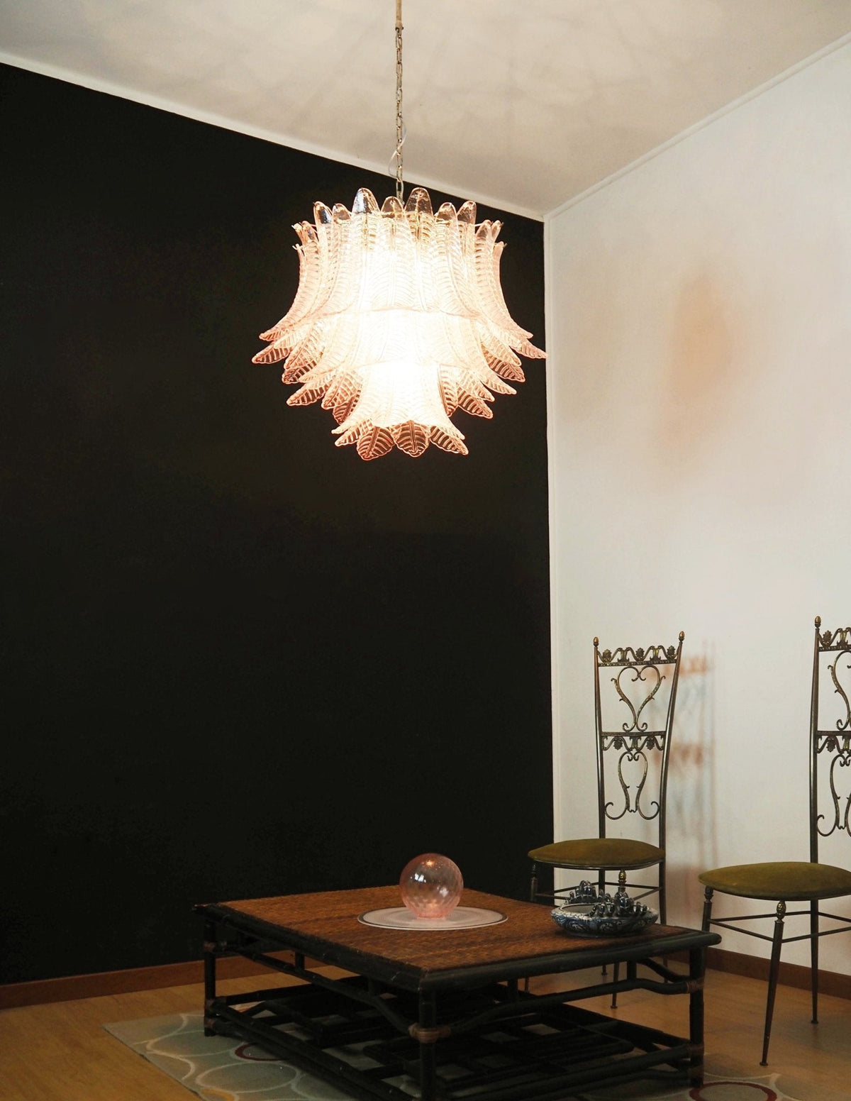 Selvenelis Glass Chandelier-Moonnatur