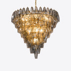 Oreneth Glass Chandelier-Moonnatur
