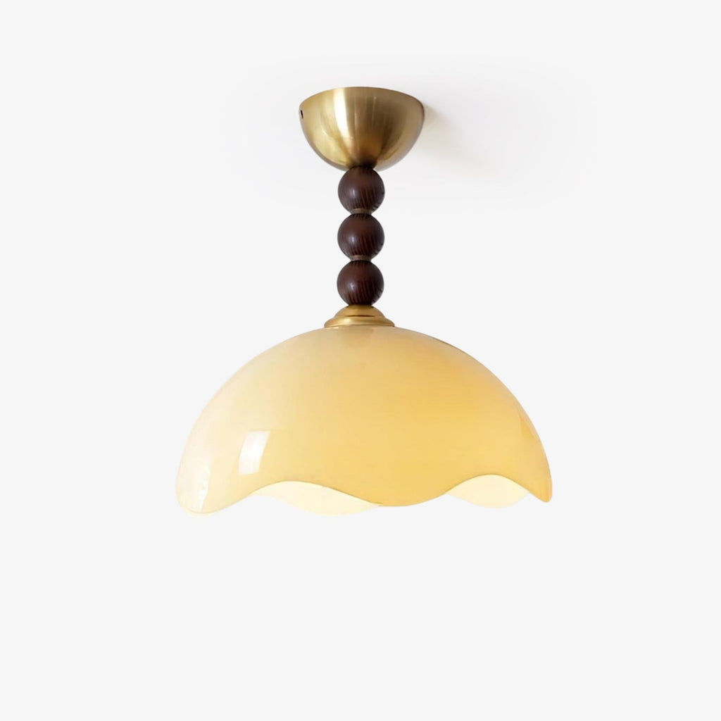 Temira Glass Ceiling Lamp-Moonnatur