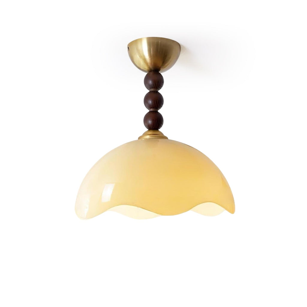 Temira Glass Ceiling Lamp-Moonnatur