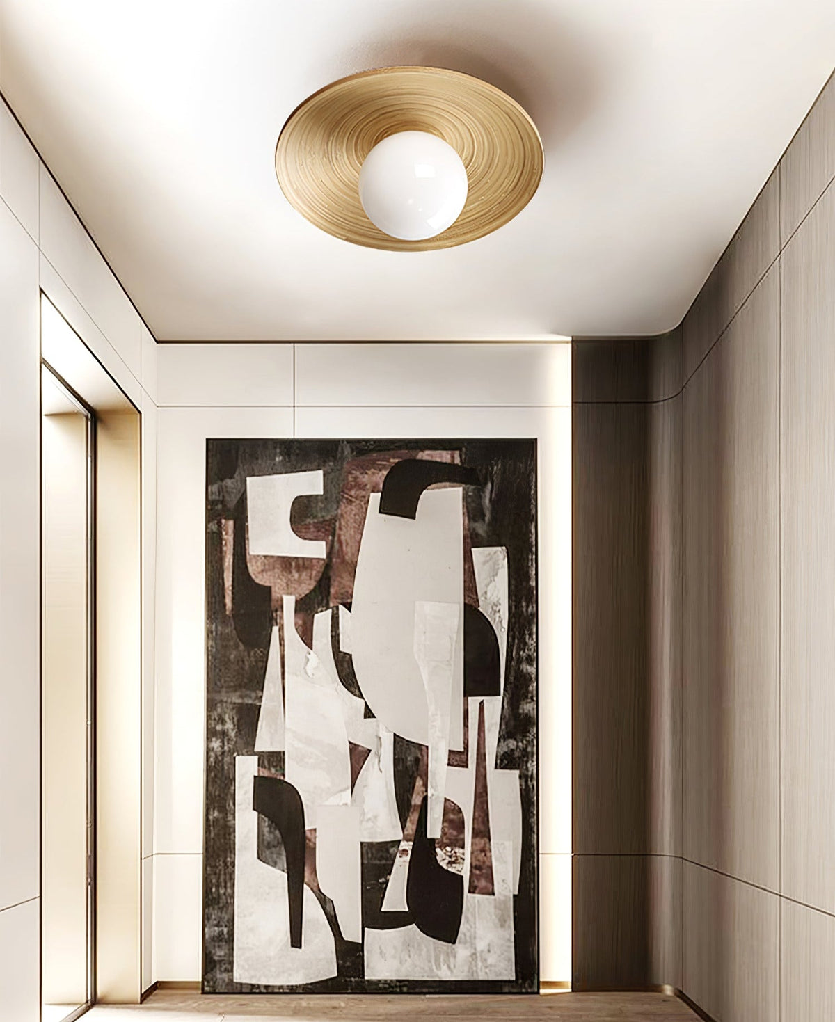 Adairwyn Wood Ceiling Light-Moonnatur