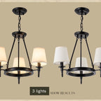 Jorrenoria Fabric Chandelier-Moonnatur