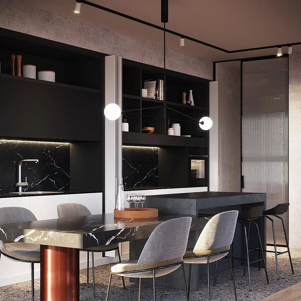 Kilvenlyn Metal Pendant Light-Moonnatur