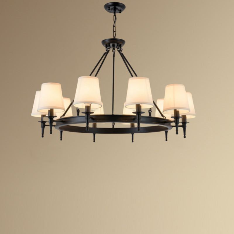 Jorrenoria Fabric Chandelier-Moonnatur