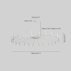 Penrelheath Metal Chandelier-Moonnatur
