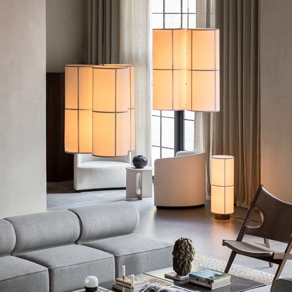 Urenelia Fabric Pendant Light-Moonnatur