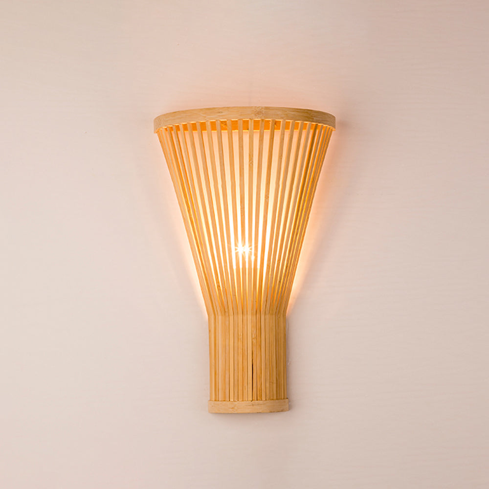 Harvenelle Rattan Wall Light-Moonnatur
