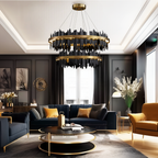 Camberorie Metal Chandelier-Moonnatur