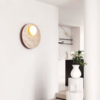 Norrelelle Travertine Wall Light-Moonnatur