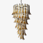 Haldelenora Glass Chandelier-Moonnatur