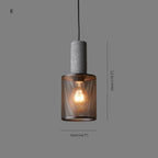 Rildengrove Cement Pendant Light-Moonnatur