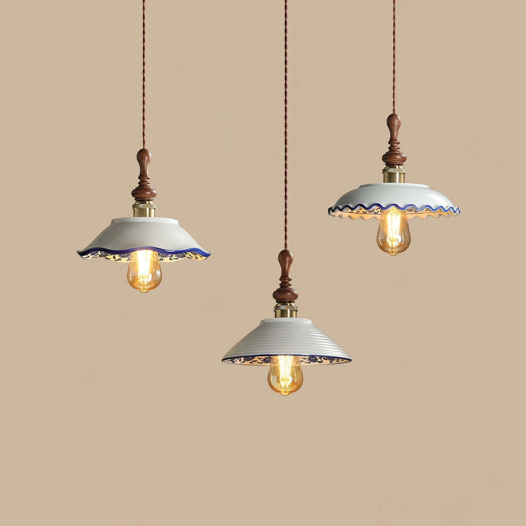 Cumberelia Ceramic Pendant Light-Moonnatur
