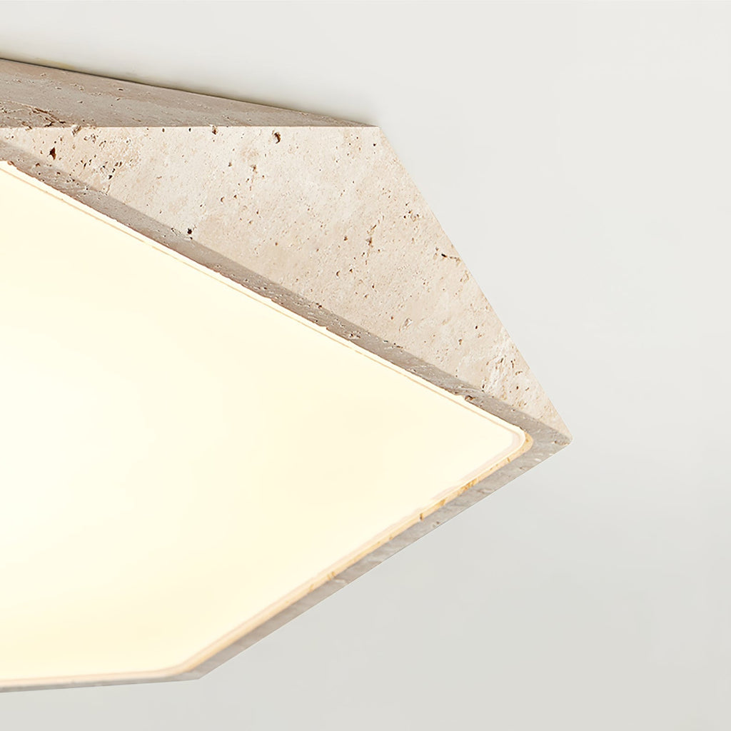 Nethenelia Travertine Ceiling Light-Moonnatur