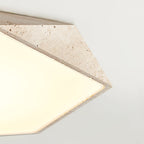 Nethenelia Travertine Ceiling Light-Moonnatur