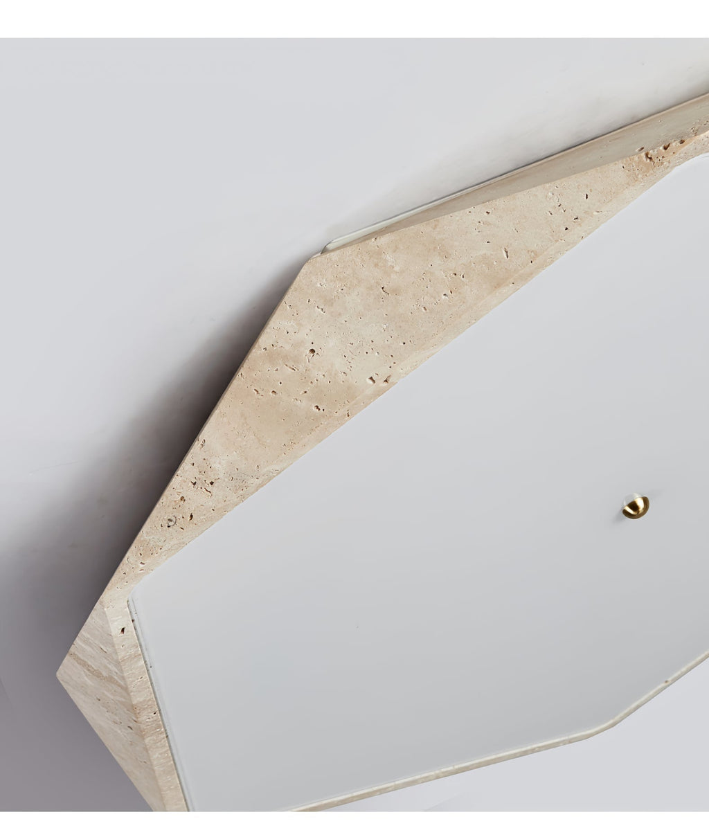 Nethenelia Travertine Ceiling Light-Moonnatur
