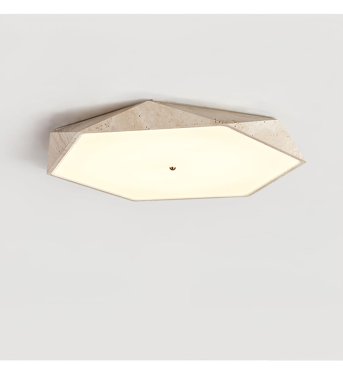 Nethenelia Travertine Ceiling Light-Moonnatur