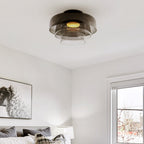Ashenelia Glass Ceiling Light-Moonnatur