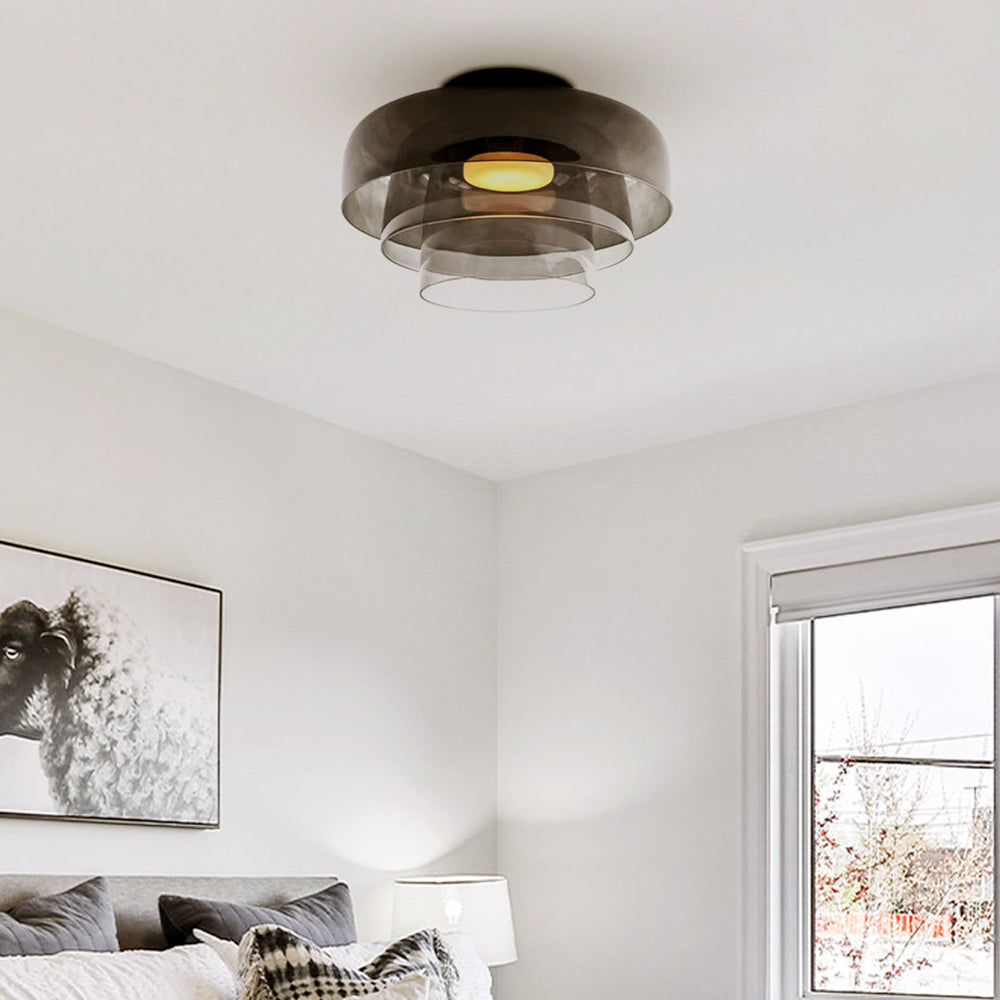 Ashenelia Glass Ceiling Light-Moonnatur