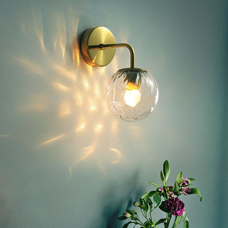 Gildenfern Glass Wall Light-Moonnatur