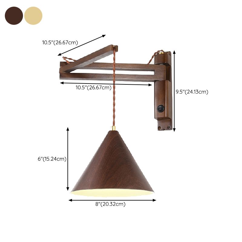 Kenrenenna Wood Wall Light-Moonnatur